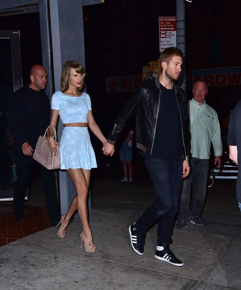 Taylor and boyfriend Calvin Harris