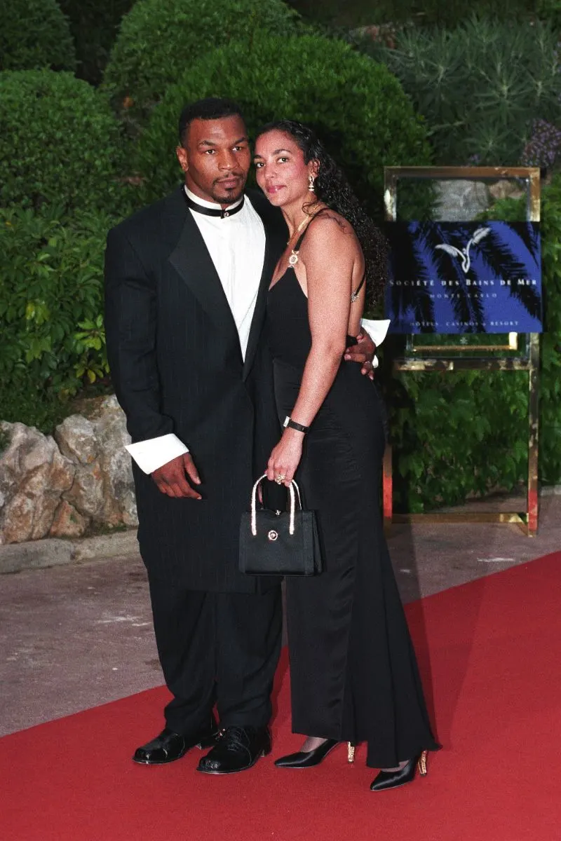 Mike Tyson and his second wife Monica Turner