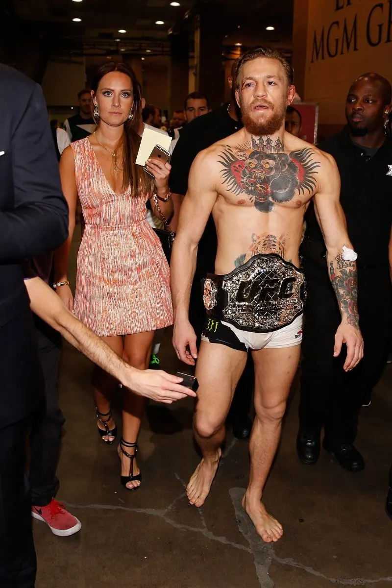 Conor McGregor and fiancee Dee Devlin