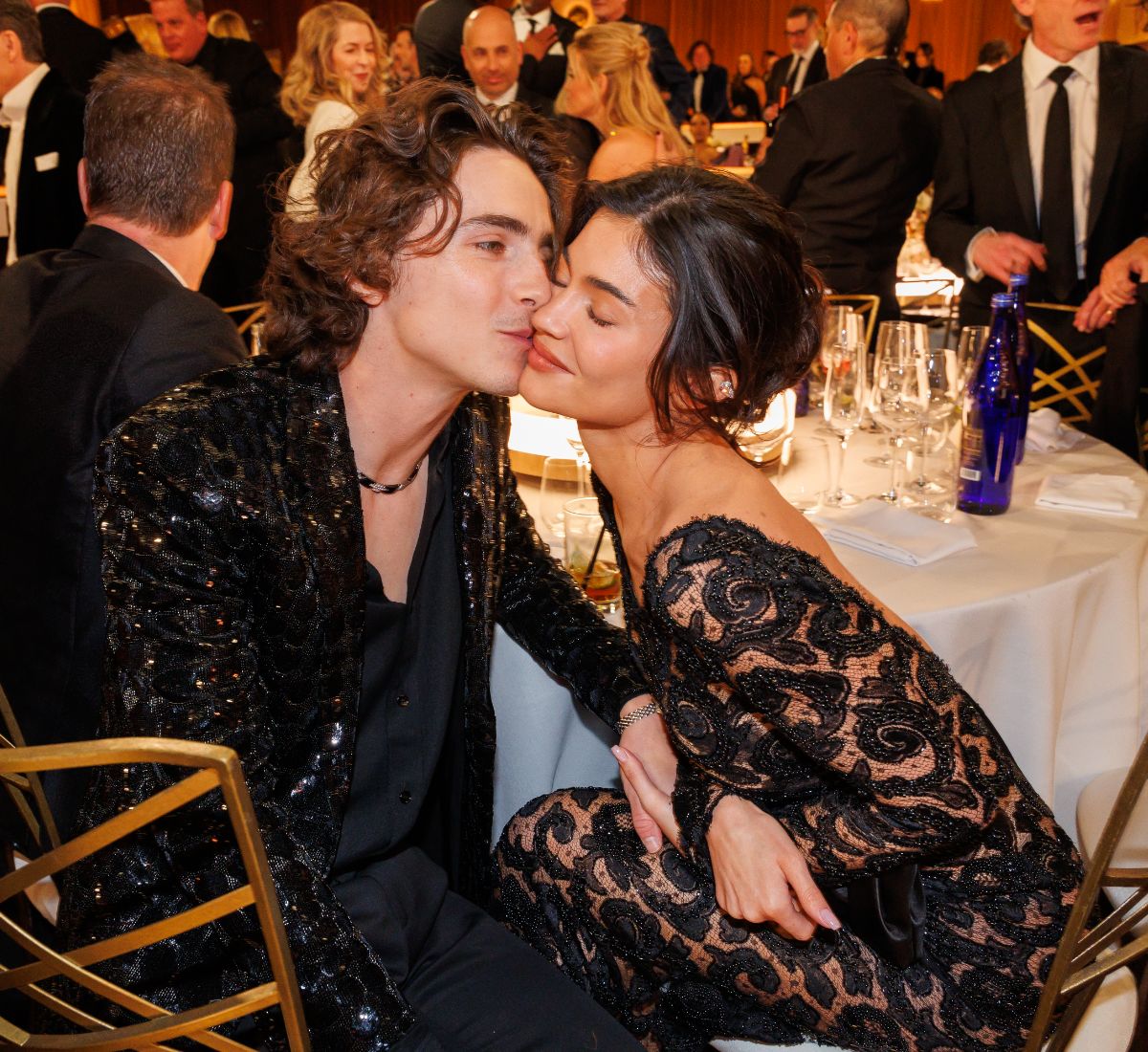 Timothée Chalamet and girlfriend Kylie Jenner