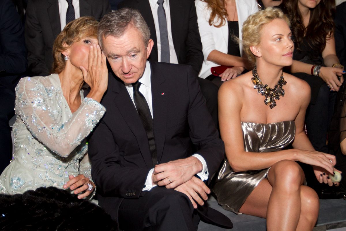 Bernard Arnault and wife Hélène Mercier