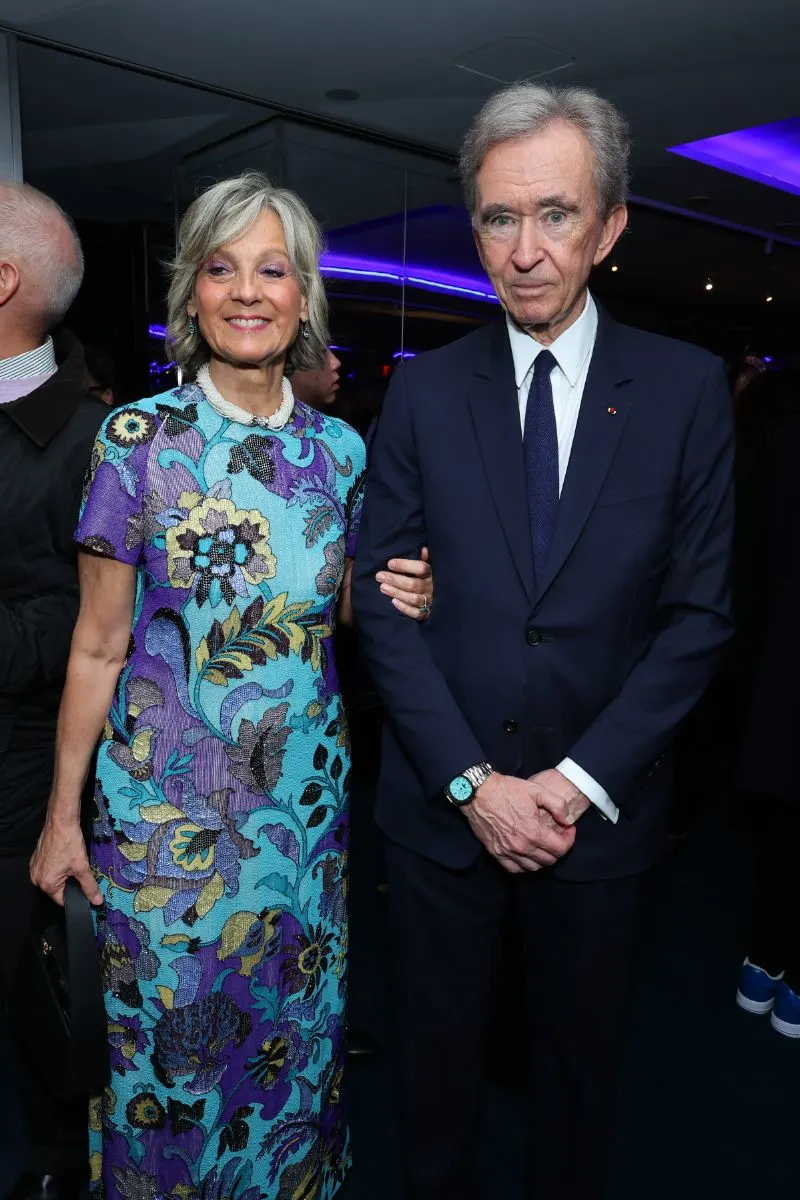 Bernard Arnault and wife