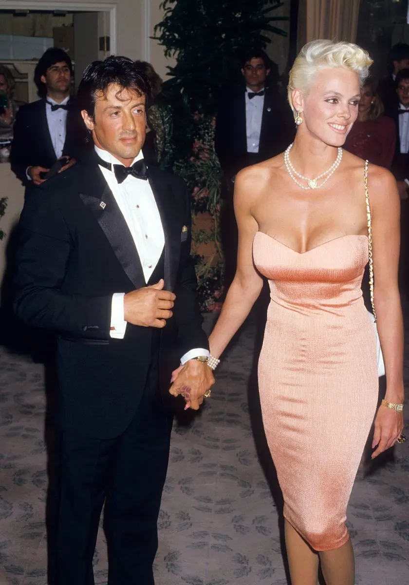 Sylvester Stallone and second wife Brigitte Nielsen