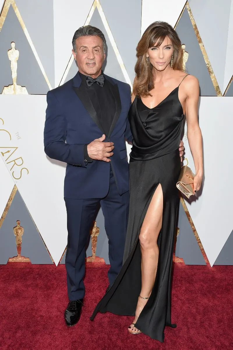 Sylvester Stallone and wife Jennifer Flavin