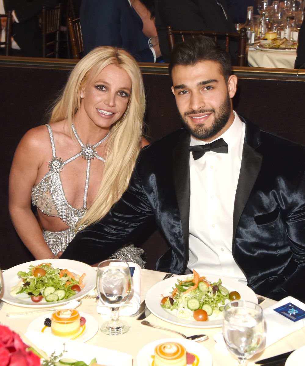 Britney Spears and husband Sam Asghari