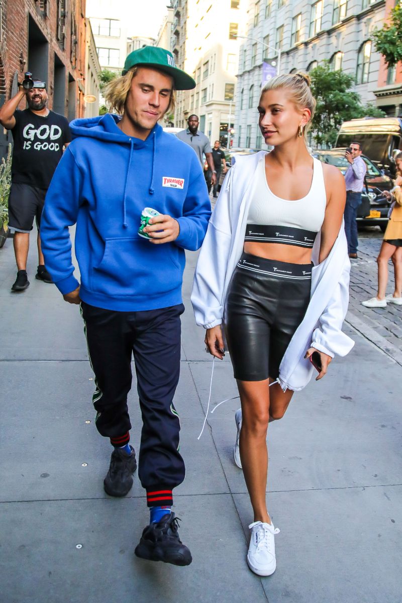 Justin Bieber and wife Hailey Bieber