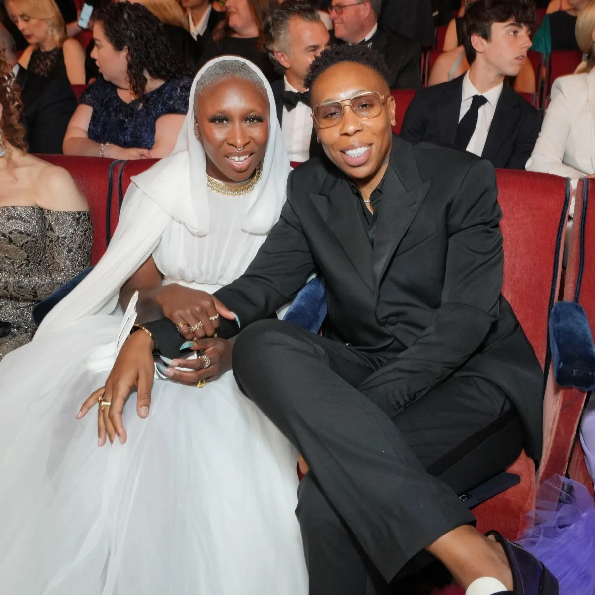 Cynthia Erivo and partner Lena Waithe