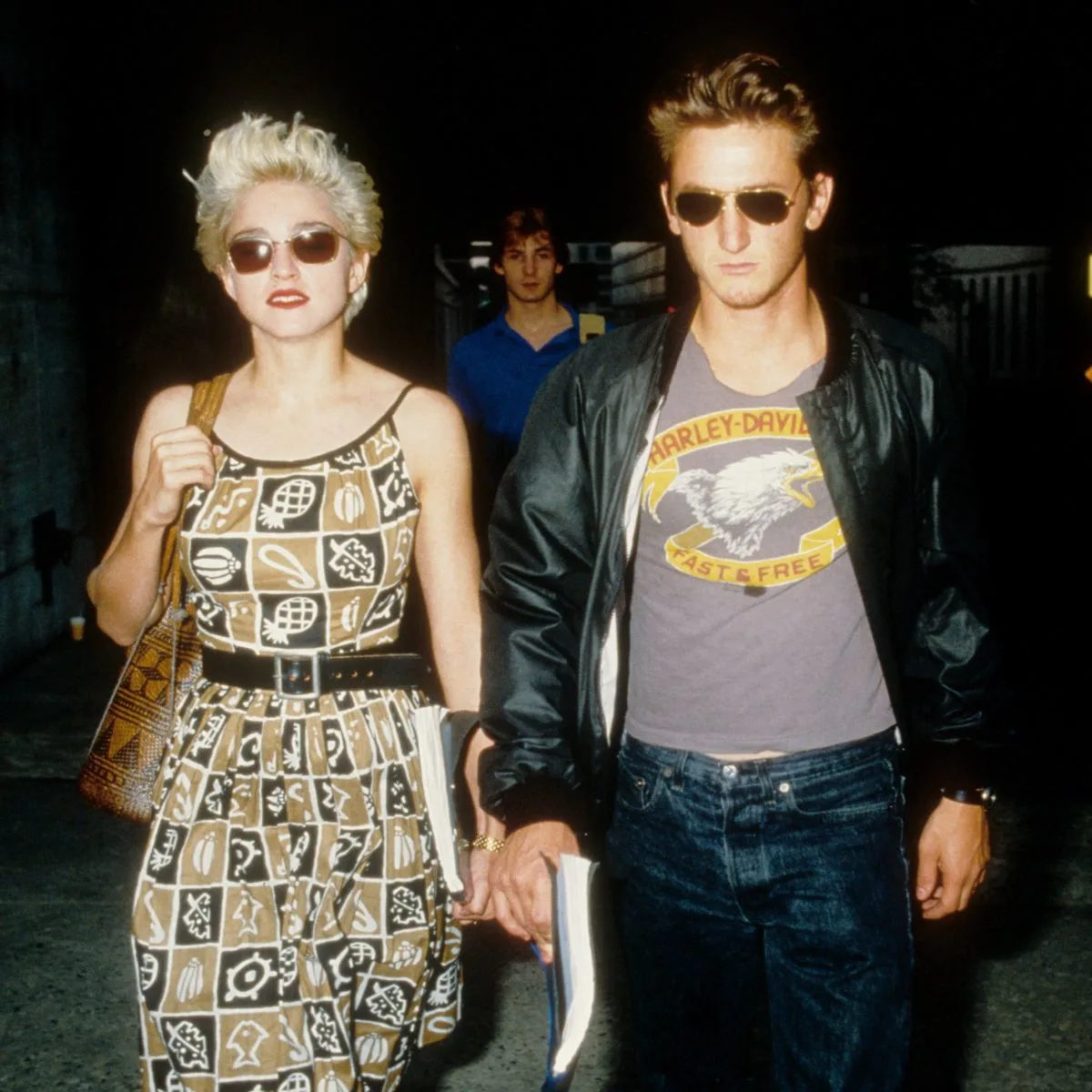 Madonna and first husband Sean Penn