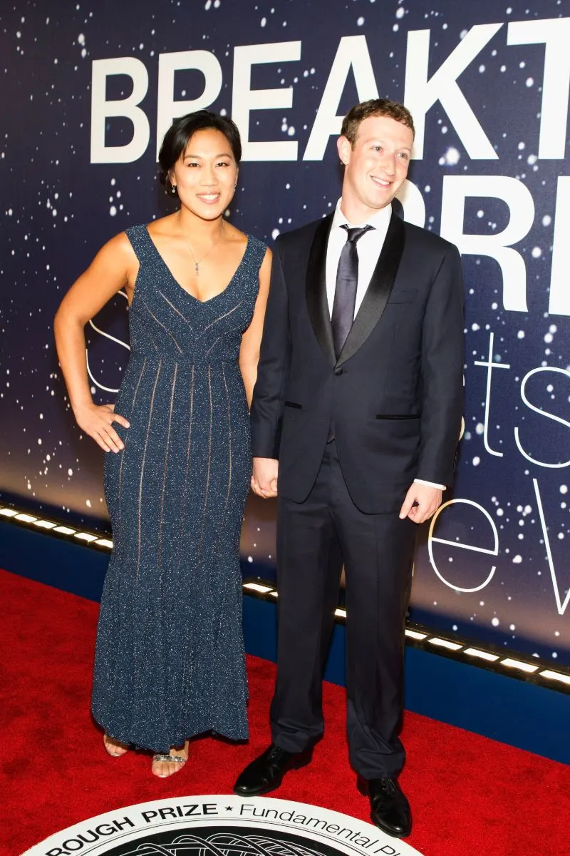 Mark Zuckerberg and his wife Priscilla Chan