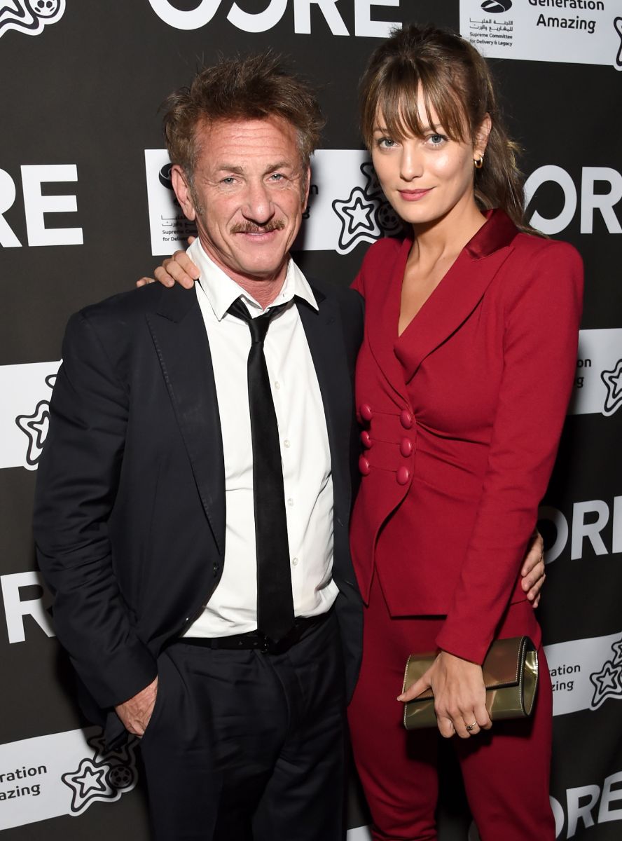 Sean Penn and wife Leila George