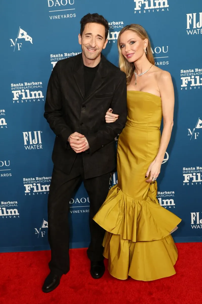 Adrien Brody and girlfriend Georgina Chapman