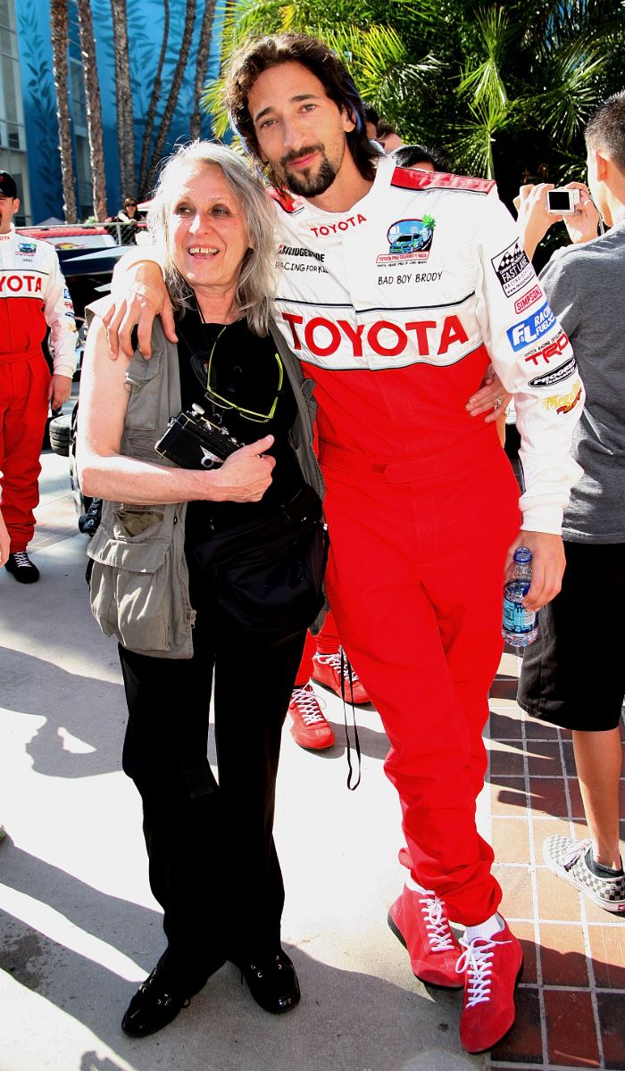 Adrien Brody and his mother