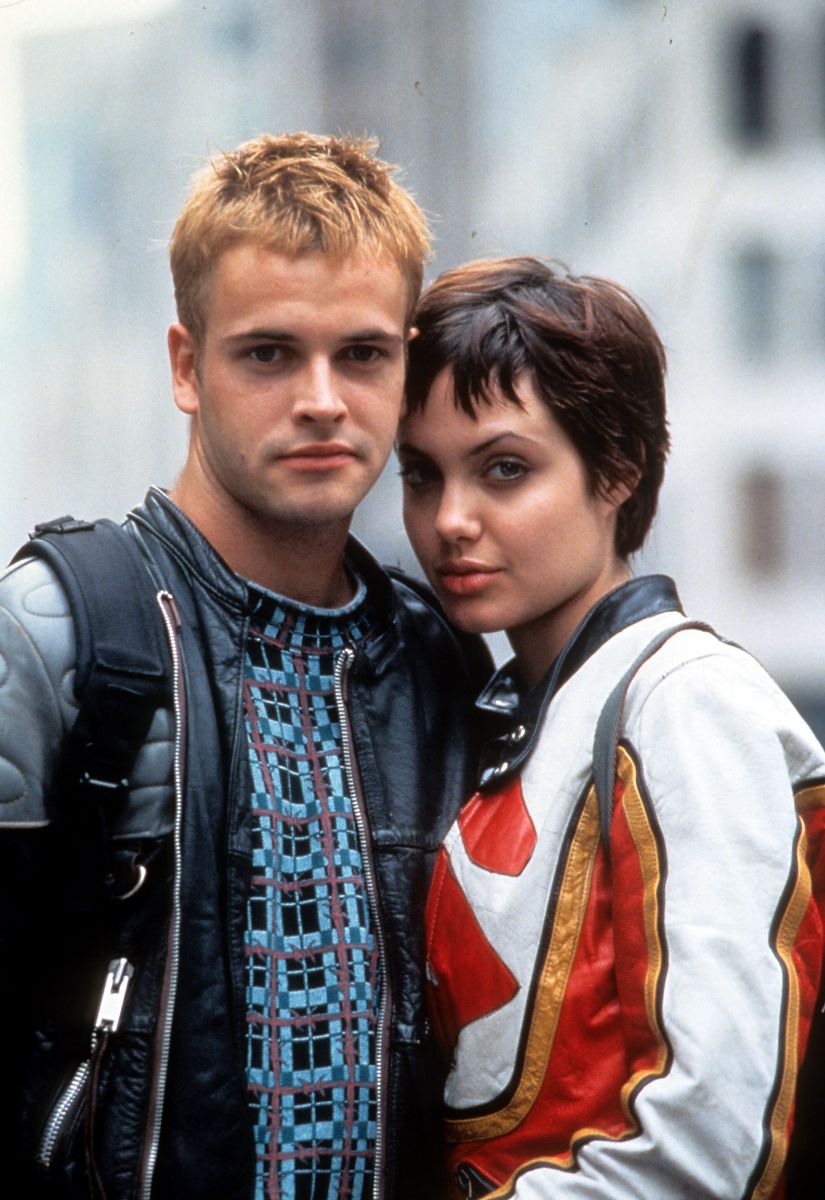 Angelina Jolie and first hsuband Jonny Lee Miller