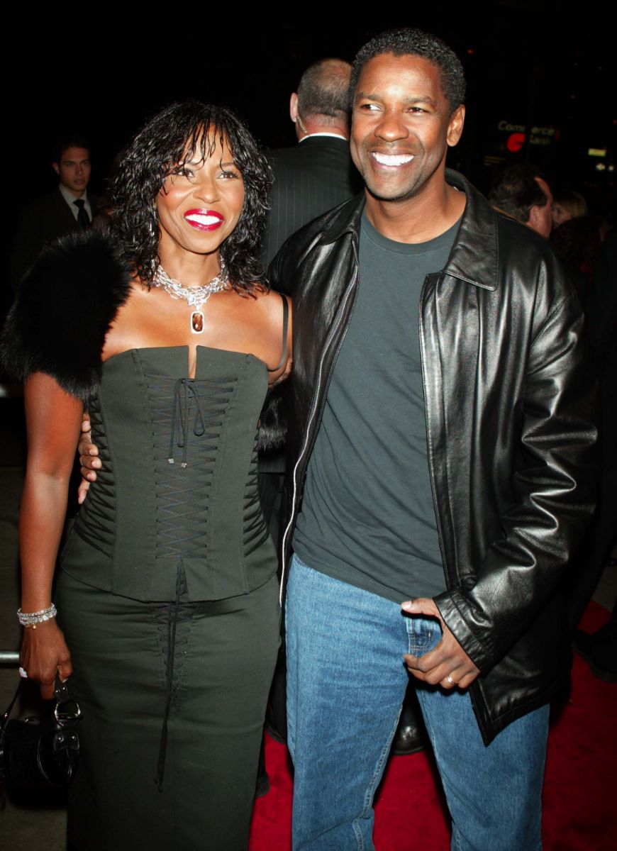 Denzel Washington and his wife Pauletta Washington