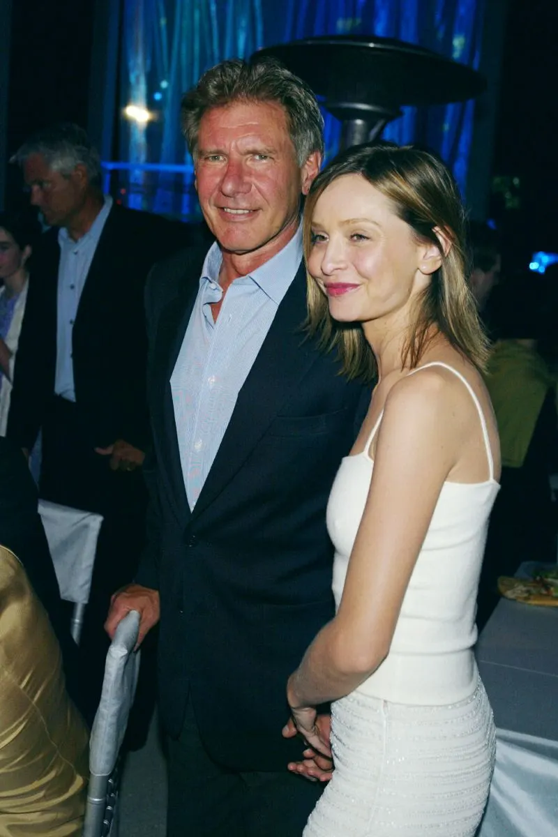 Harrison Ford with his wife Calista Flockhart