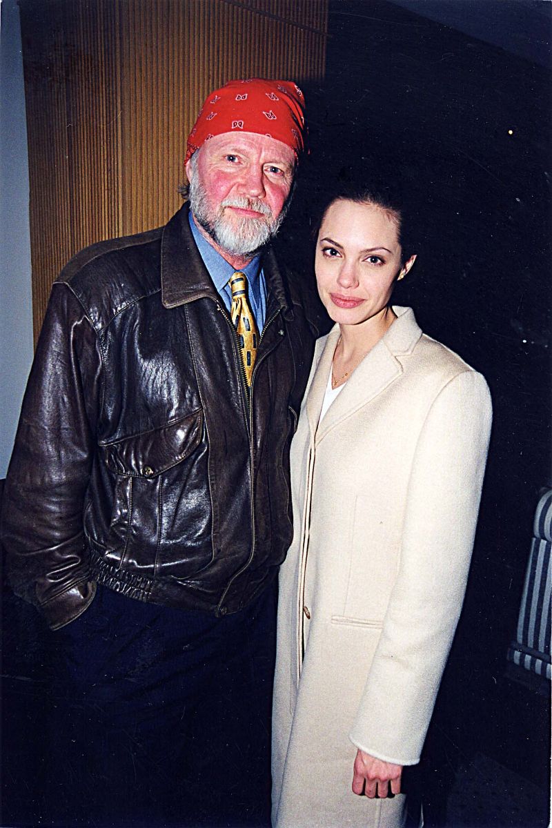 Jon Voight and daughter Angelina Jolie