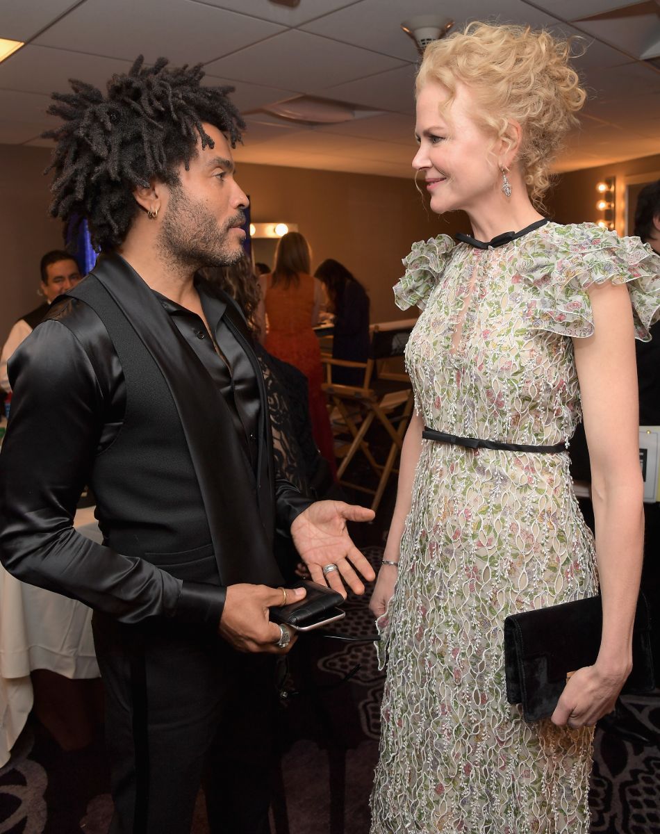 Lenny Kravitz and Nicole Kidman