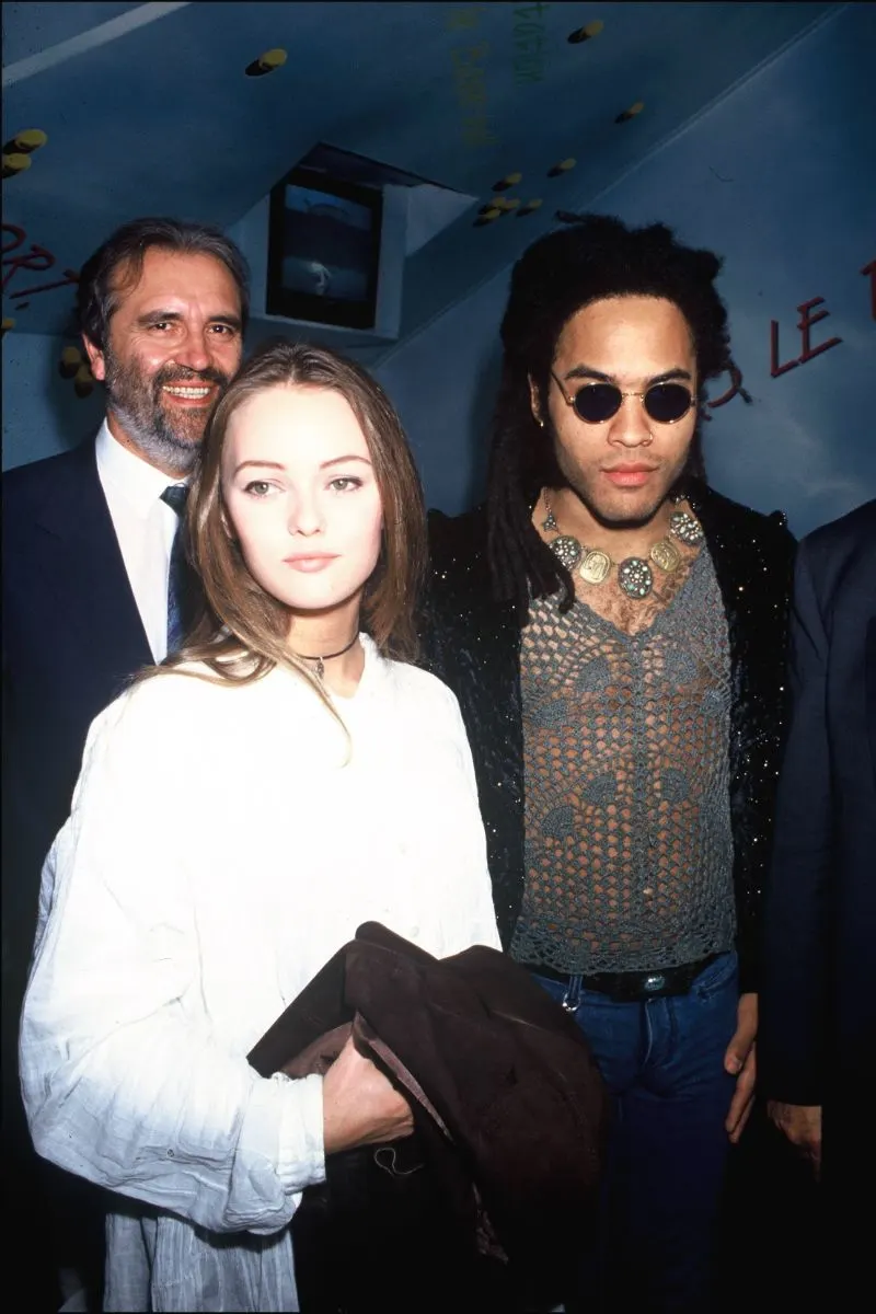 Lenny Kravitz and girlfriend Vanessa Paradis