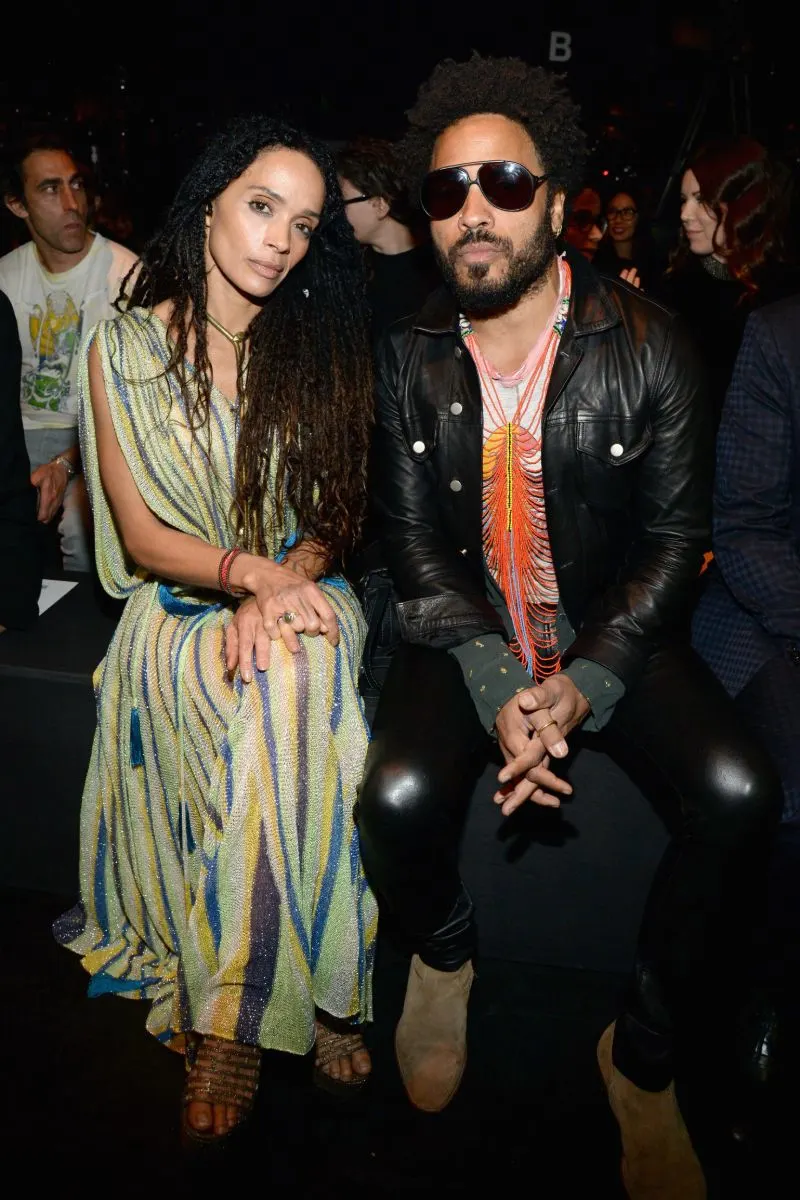 Lenny Kravitz and wife Lisa Bonet