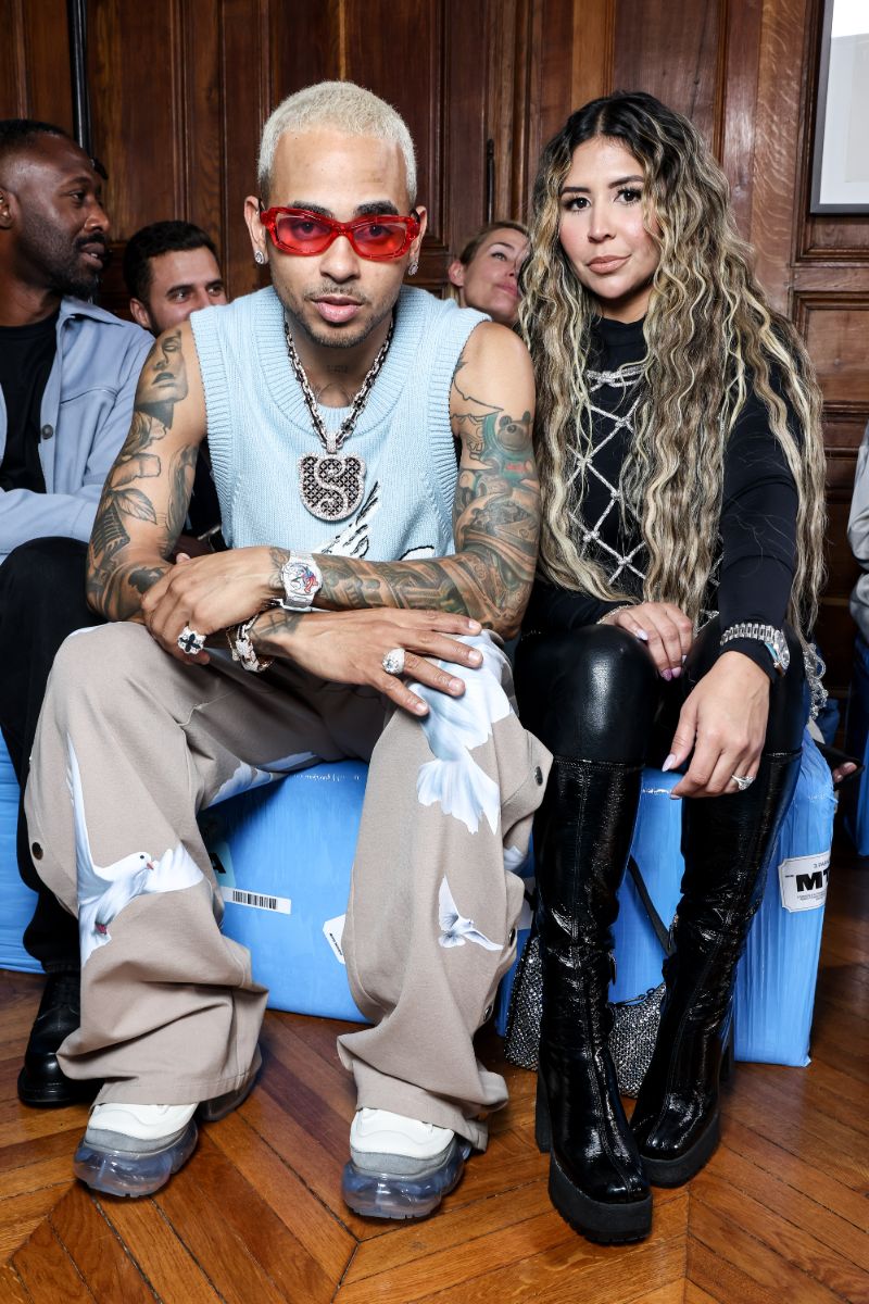 Ozuna and wife Taina Marie Meléndez