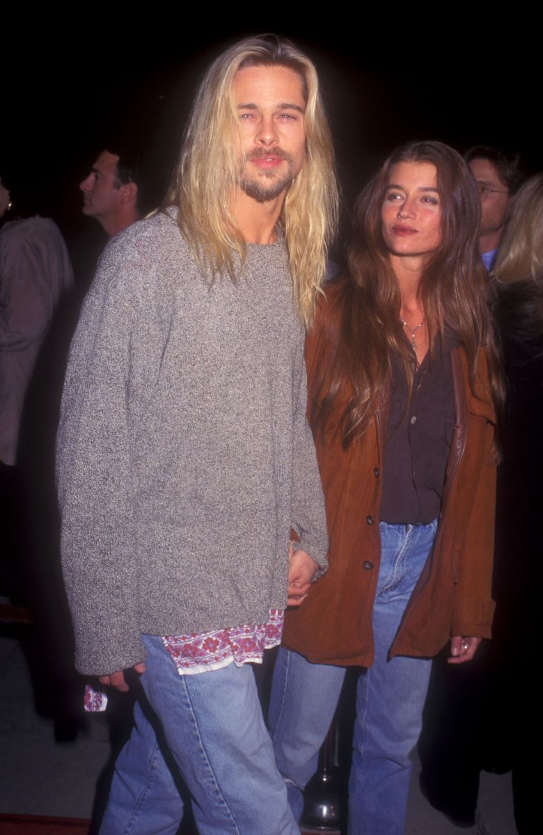 Brad Pitt hair at Legends of the Fall Los Angeles Premiere