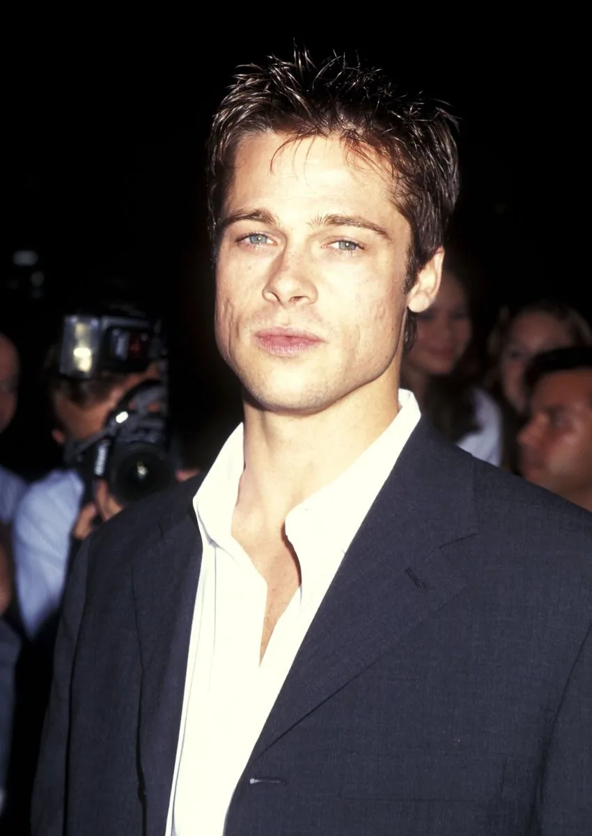 Brad Pitt hair at the film Seven