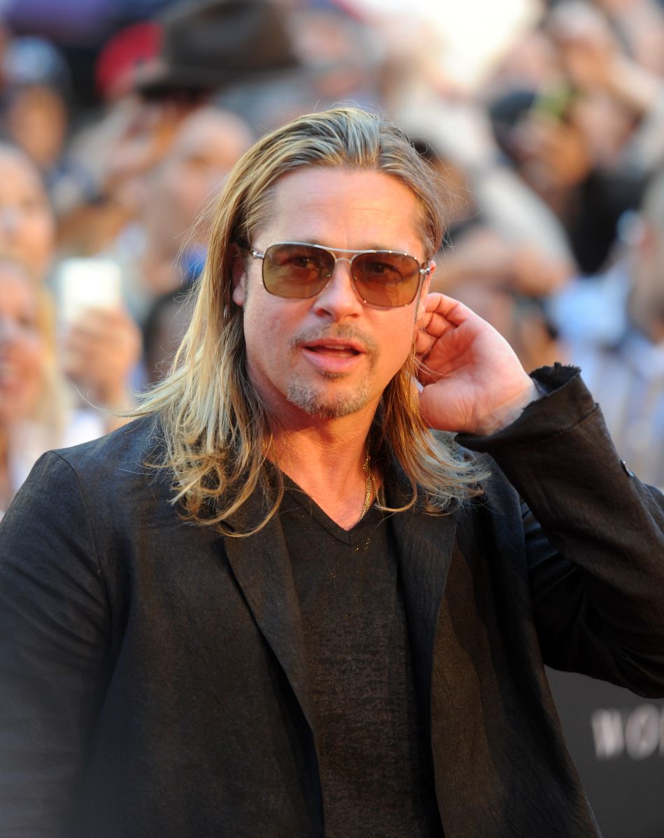 Brad Pitt hair in World War Z