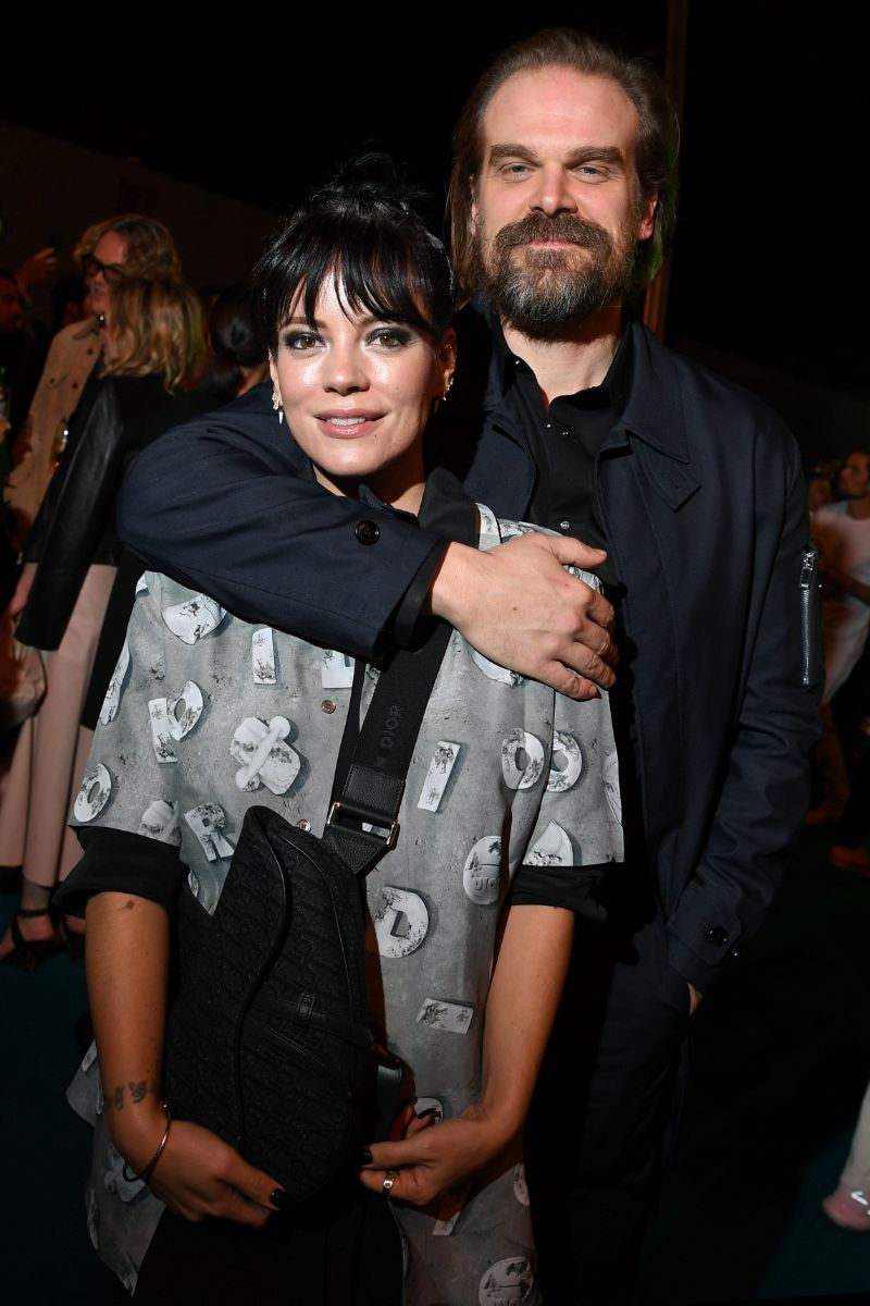 David Harbour and wife Lily Allen