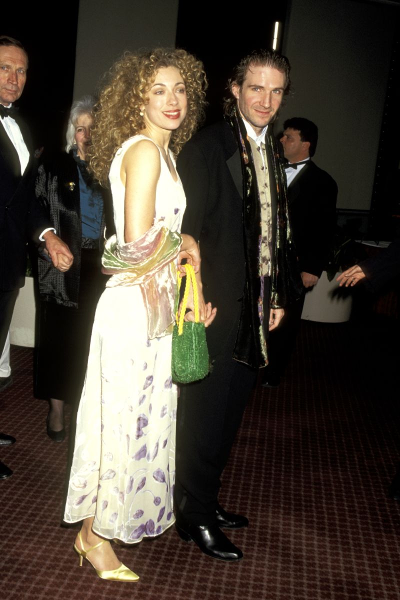 Ralph Finnes and wife Alex Kingston