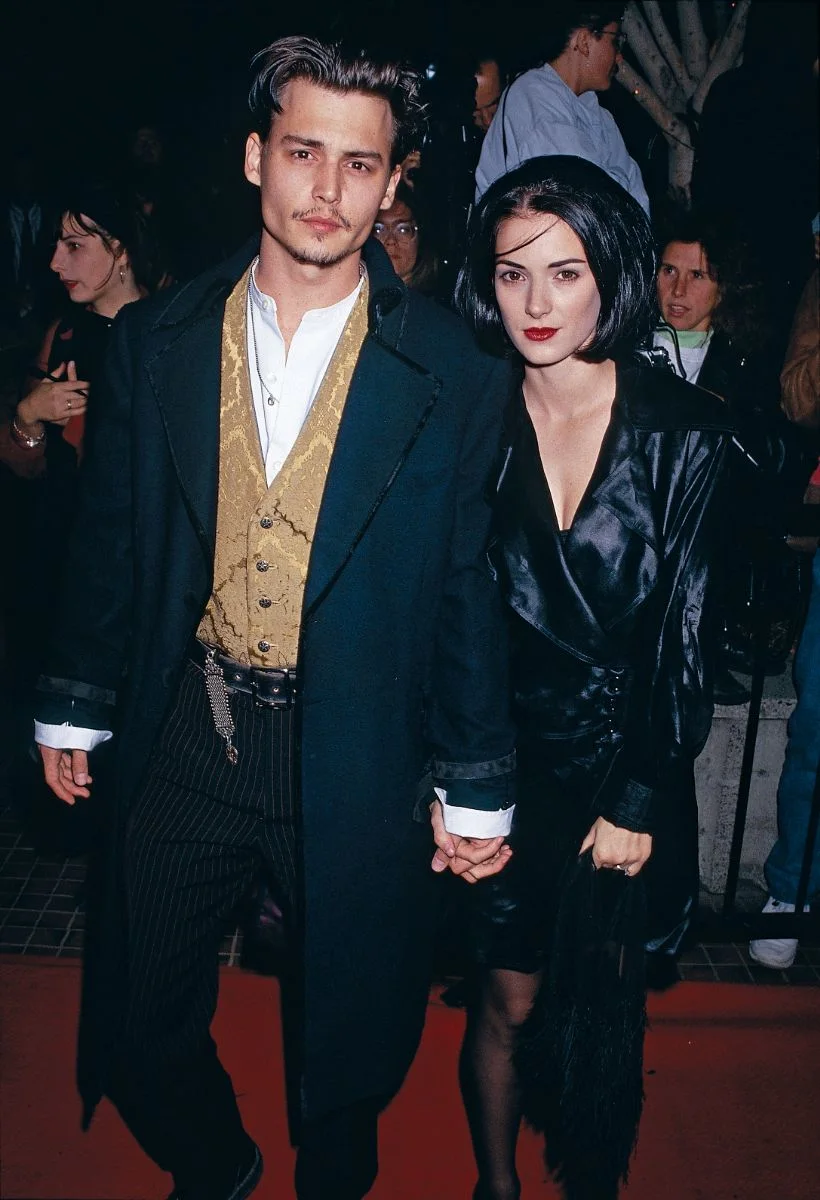 Winona Ryder and boyfriend Johnny Depp