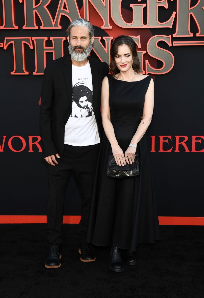 Winona Ryder and partner Scott Mackinlay Hahn