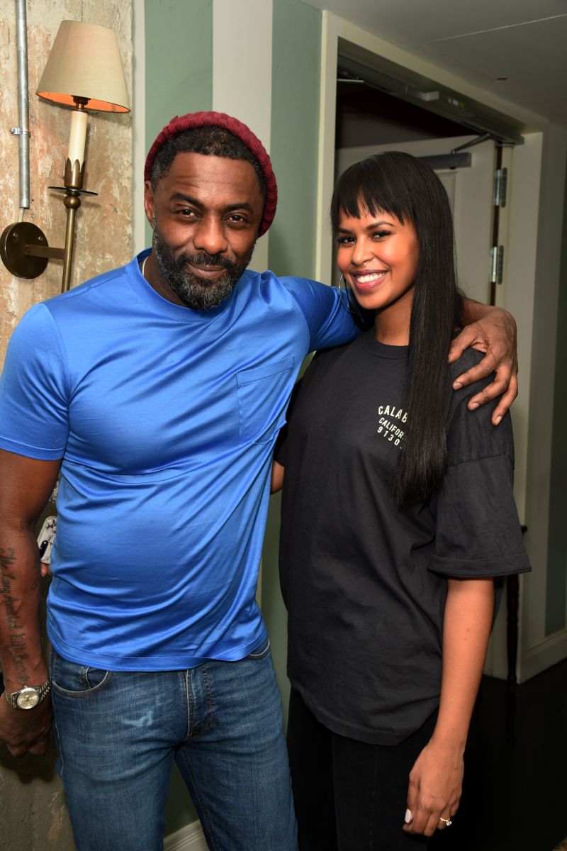 Idris Elba with his wife Sabrina Dhowre Elba