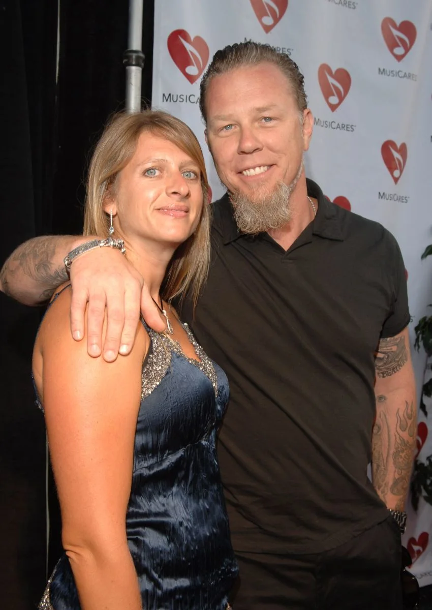 James Hetfield and wife Francesca Hetfield