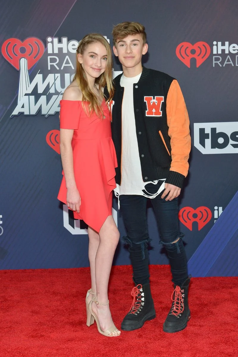 Johnny Orlando with his sister