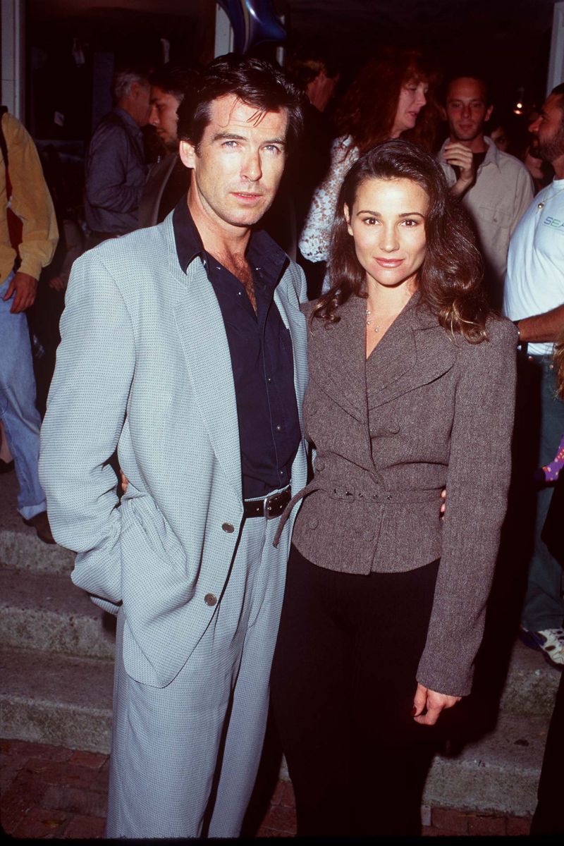 Pierce Brosnan with his wife Keely Shaye Smith