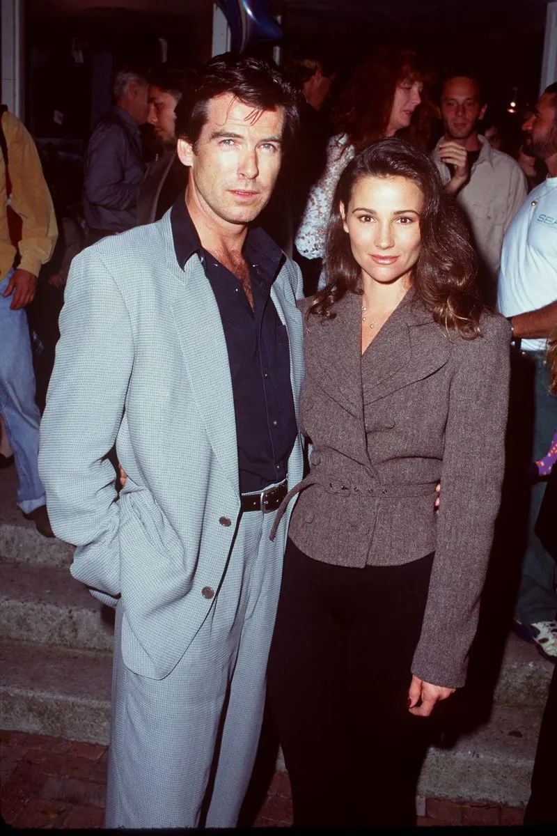 Pierce Brosnan with his wife Keely Shaye Smith
