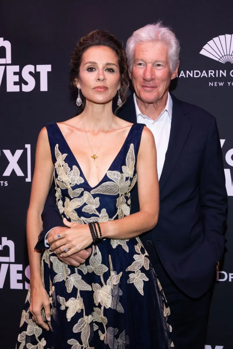 Richard Gere with wife Alejandra Silva