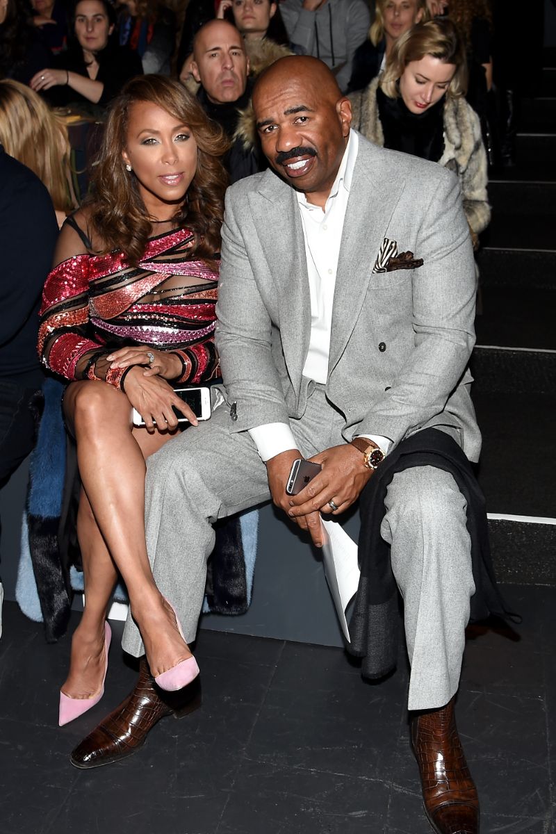 Steve Harvey with his third wife, Marjorie