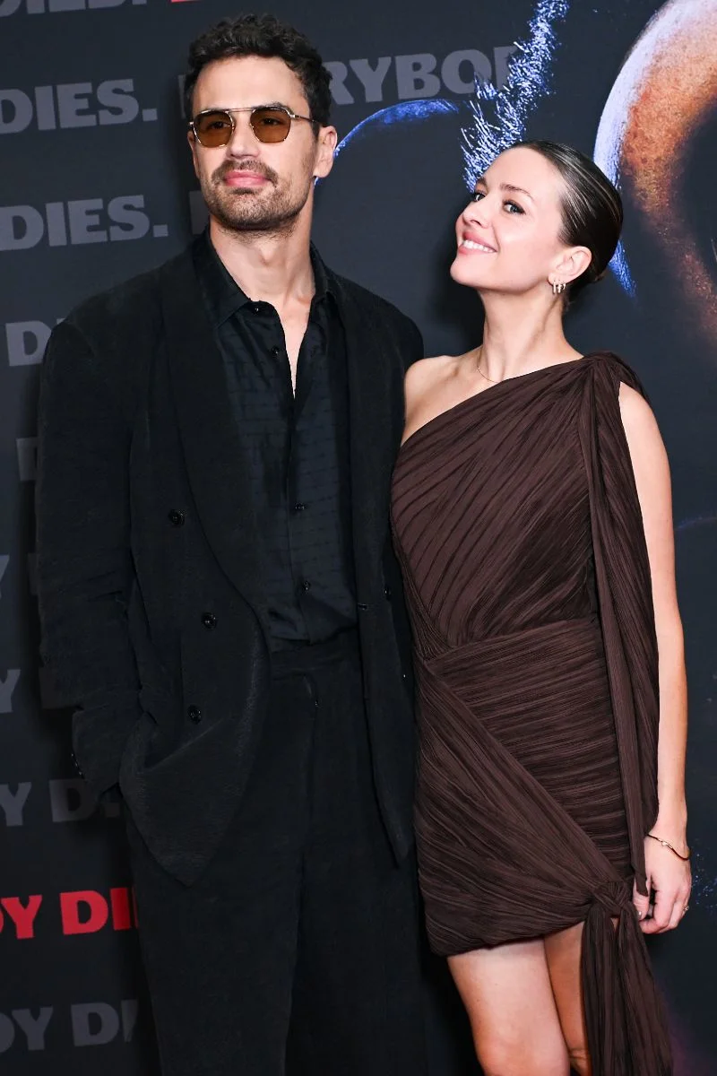 Theo James and wife Ruth Kearney