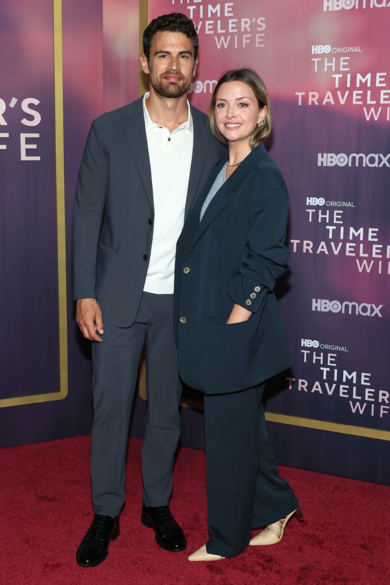 Theo James with his wife Ruth Kearney