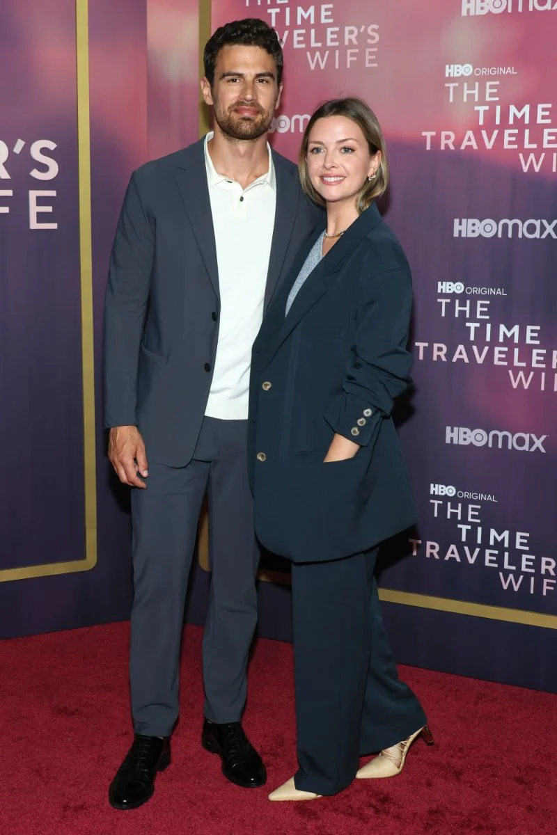 Theo James with his wife Ruth Kearney