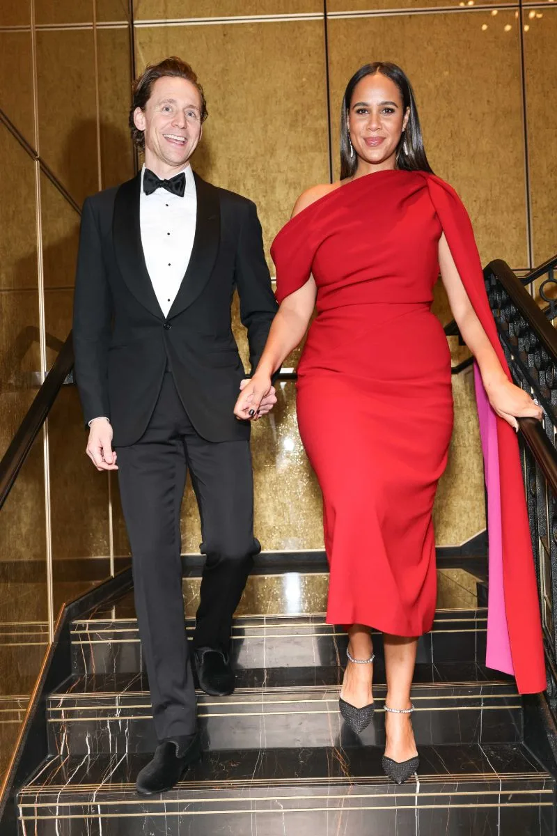 Tom Hiddleston and fiancee Zawe Ashton