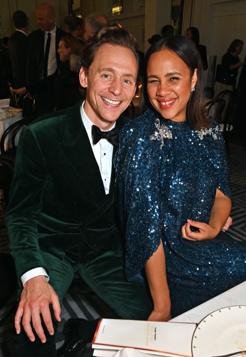 Tom Hiddleston with wife Zawe Ashton