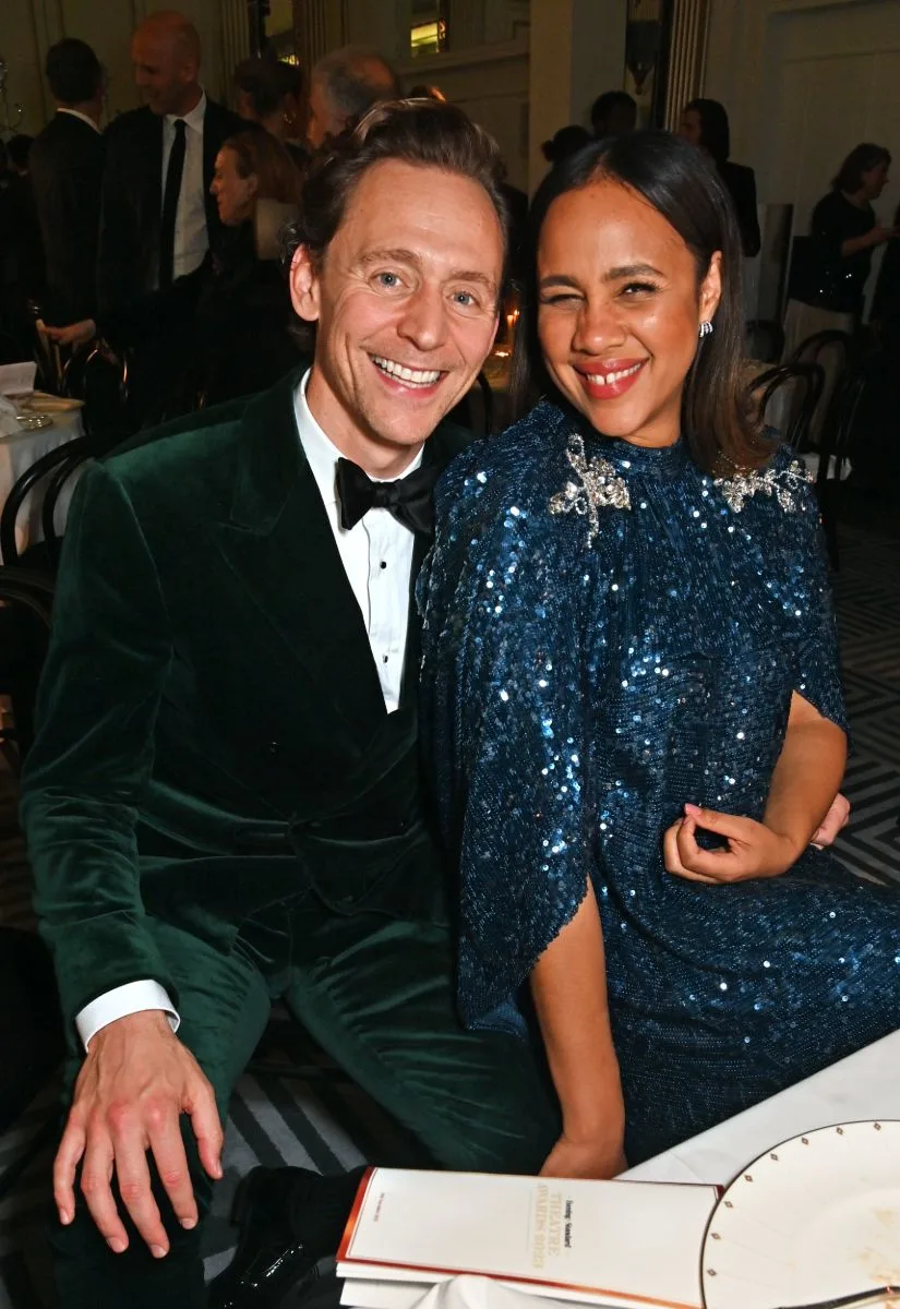 Tom Hiddleston with wife Zawe Ashton