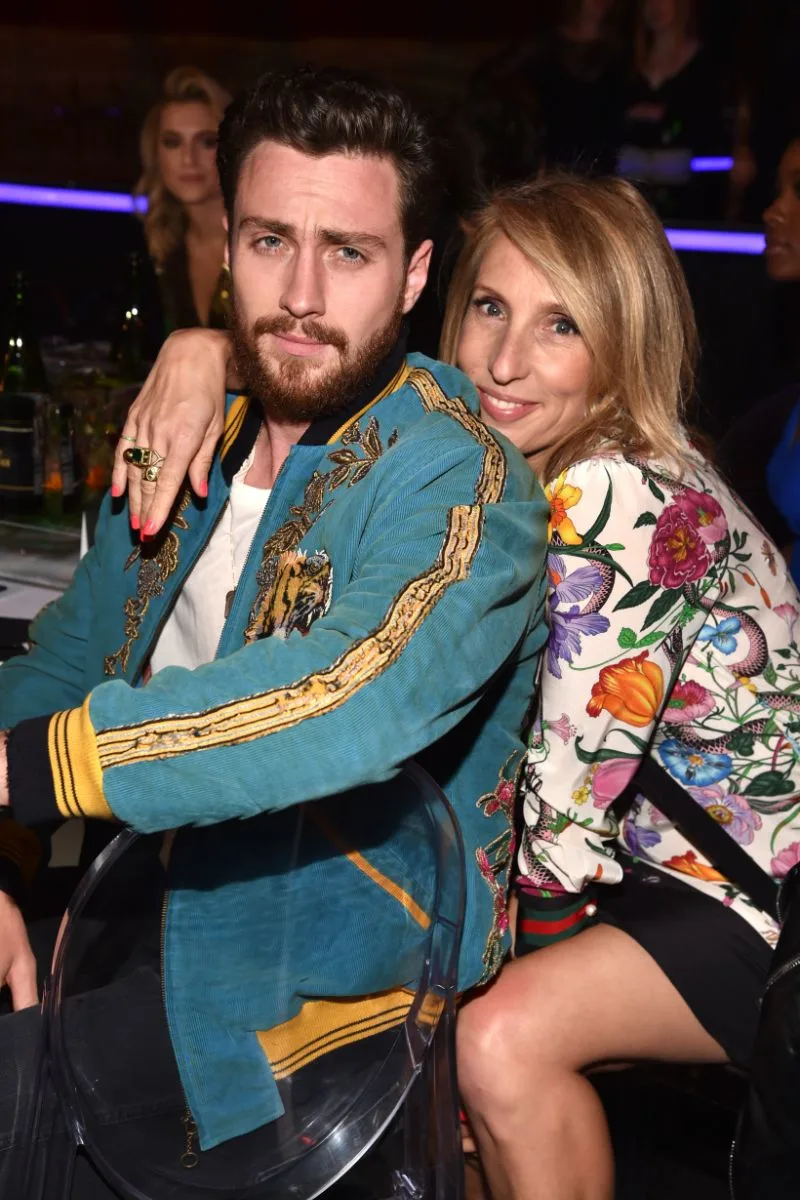 Aaron Taylor-with his wife Sam Taylor-Johnson