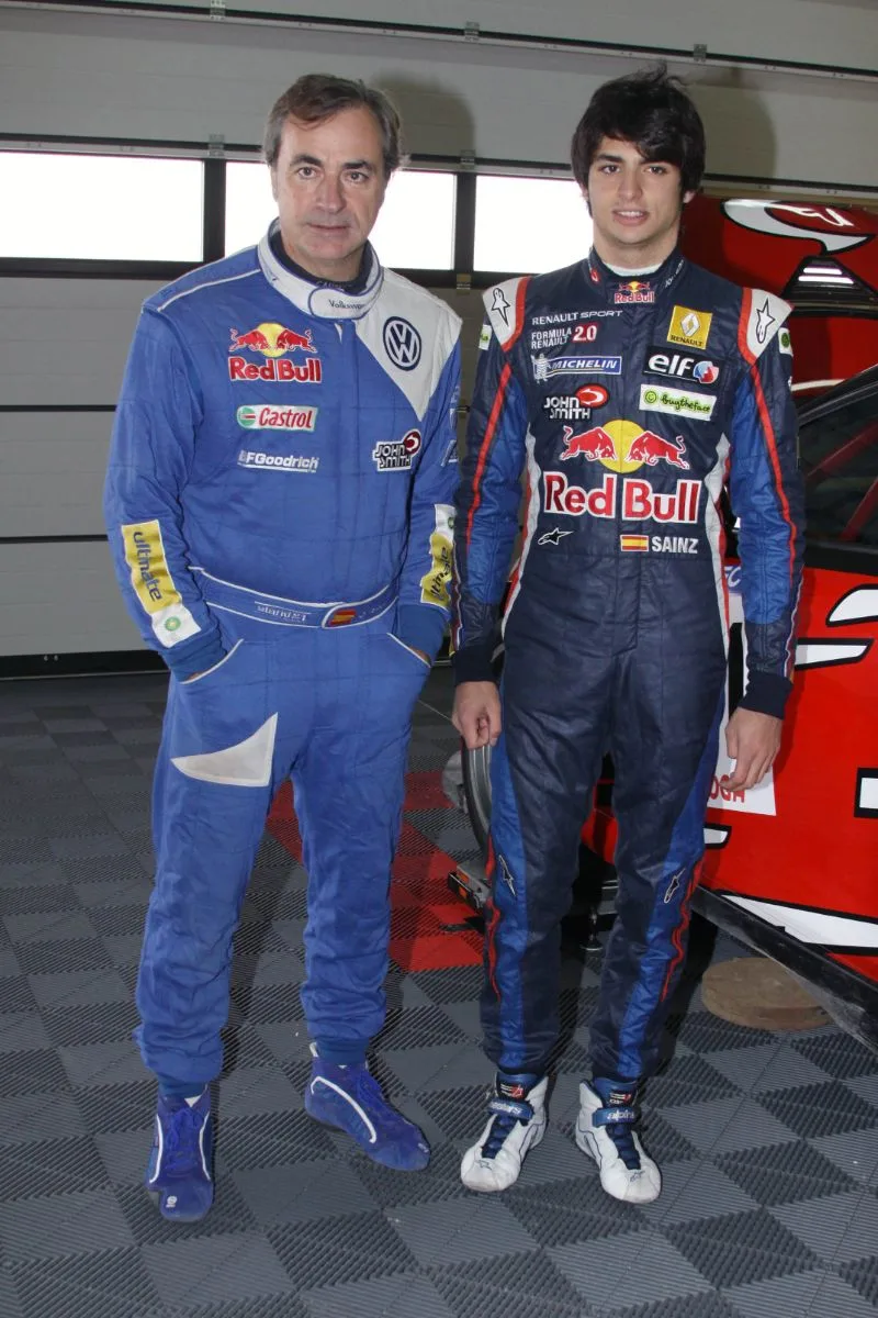 Carlos Sainz Jr. and his father