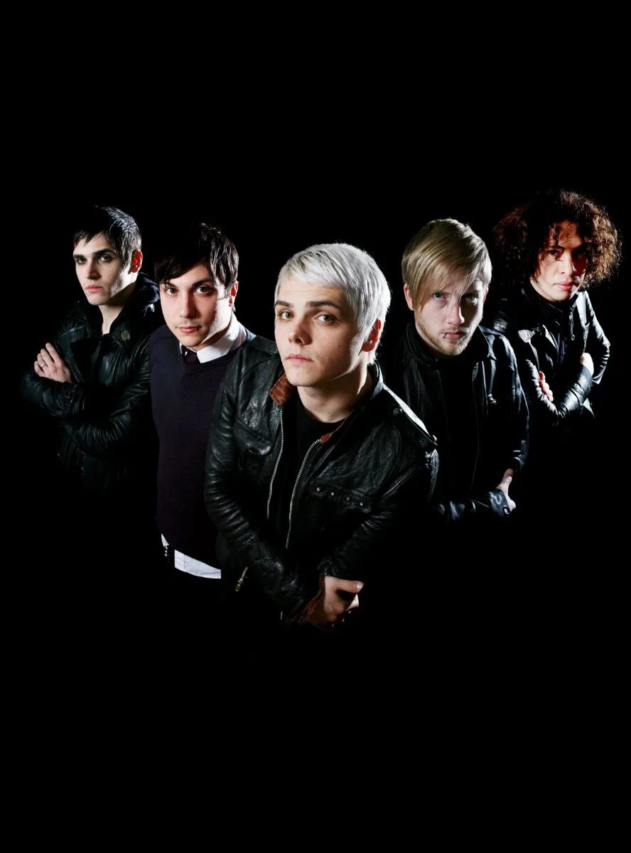 Gerard Way and his band My Chemical Romance