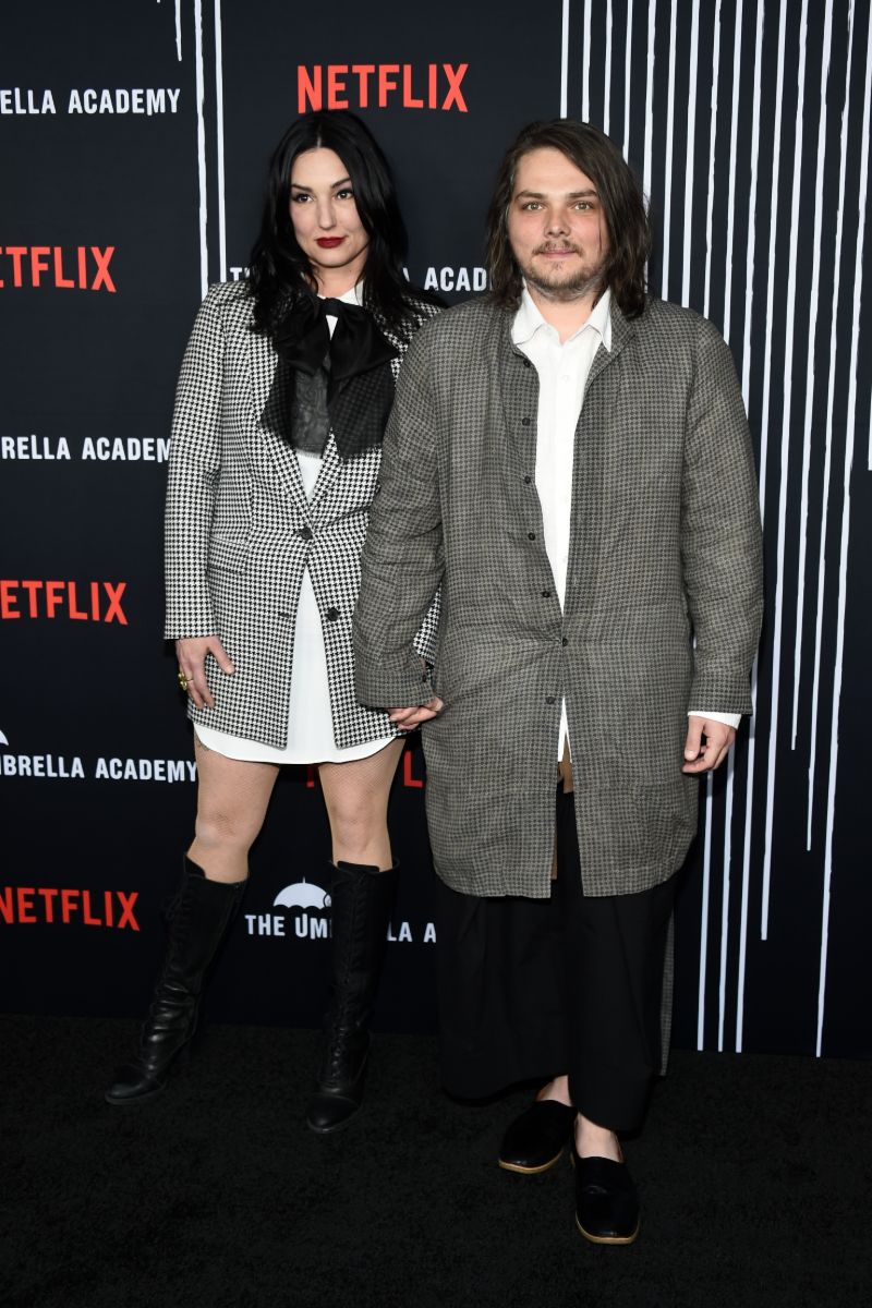 Gerard Way and his wife Lyn-Z