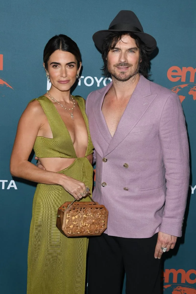 Ian Somerhalder with his wife Nikki Reed