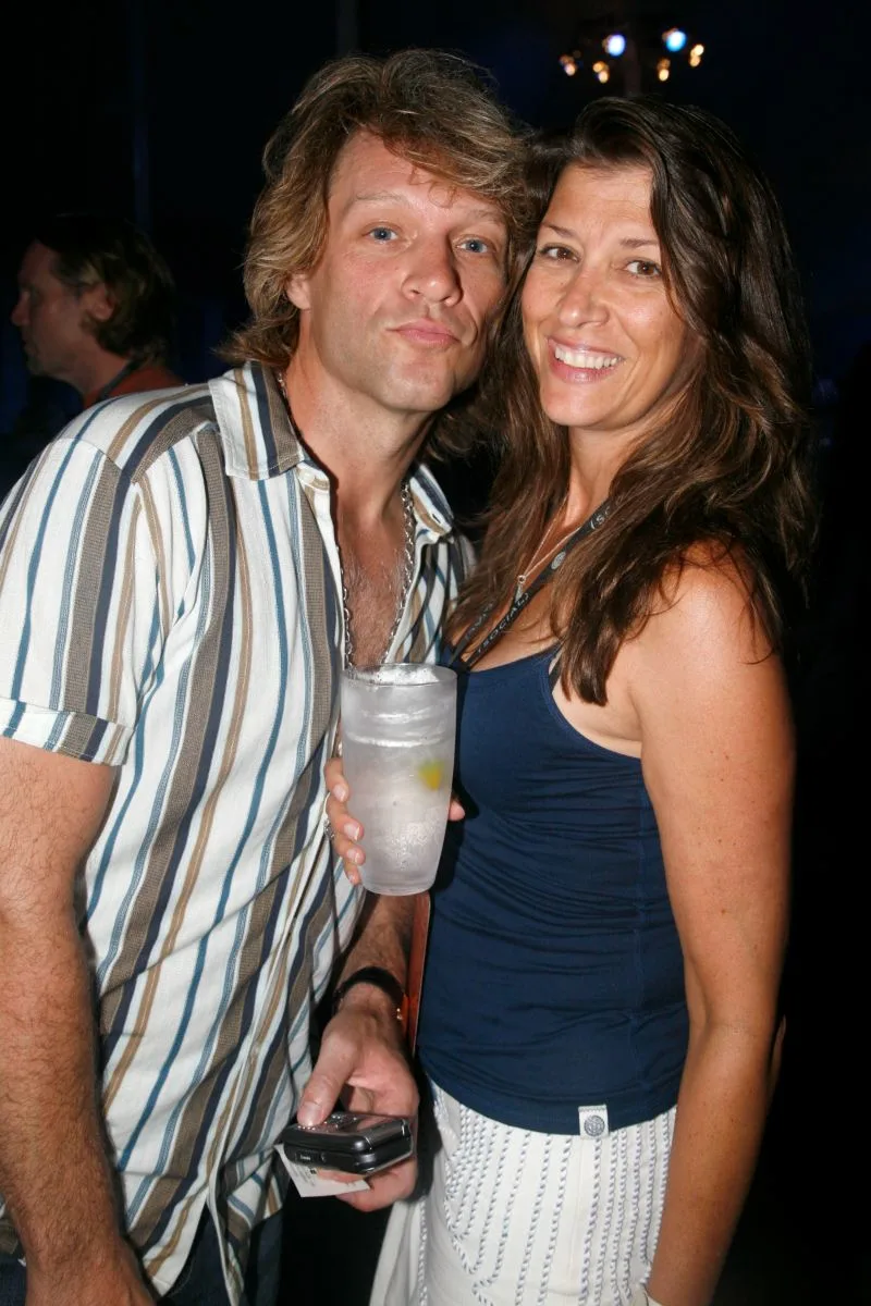 Jon Bon Jovi with his wife Dorothea Hurley
